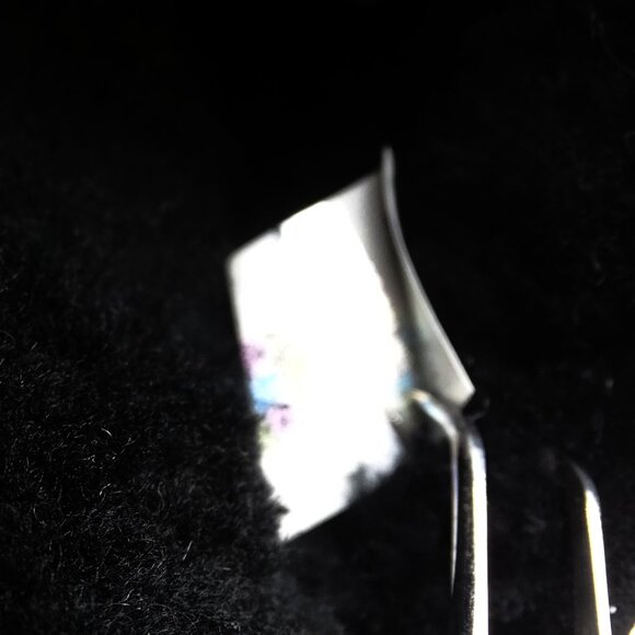 UGG Australia Pearle Cozy Genuine Shearling Scuff Slippers In Black Sz 8 - Picture 6 of 7